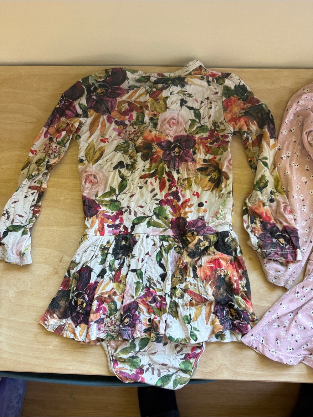 Three Posh Peanut Floral and Pink Girls Dresses